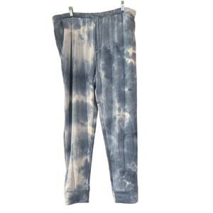 Keren Heart TyeDye Jogger Lounge Pants Woman’s Sz L Athleisure Sporty